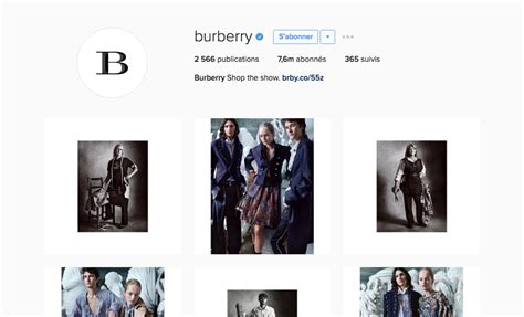 burberry social media impact